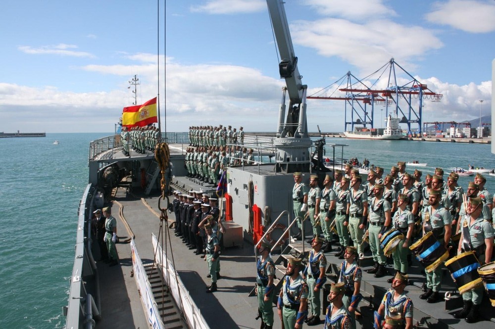 Easter Disembarking of the Legion Sailing Activities out of Malaga Port with MundoMarino