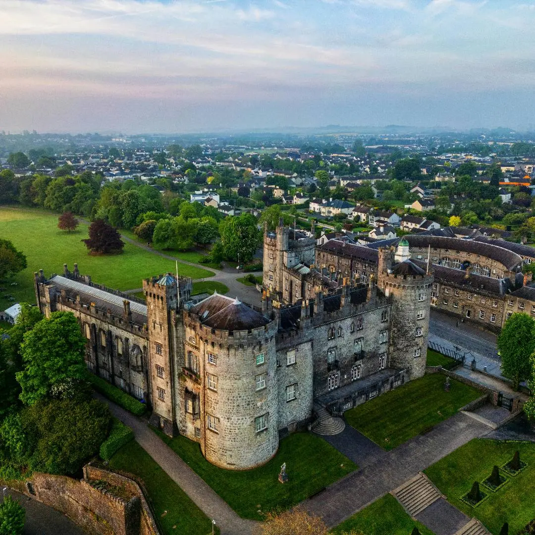 Castillo de Kilkenny desde el aire