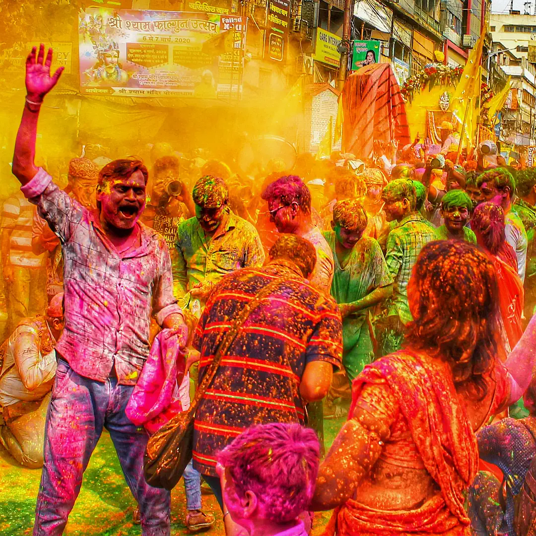 Holi Festival of Colours in India with AlanSpeak Travel